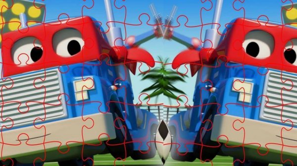 Carl Transforms Truck Puzzle Game Online - Jigsaw Puzzle Game