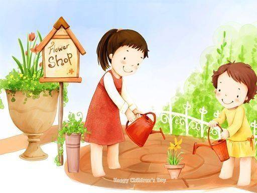 Cartoon Childrens Day Puzzle Online Puzzle Game