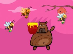 Bear Honey Drop Online Arcade Game