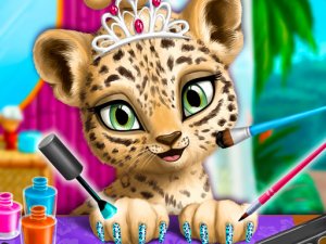Jungle Animal Hair Salon Online Game for Kids