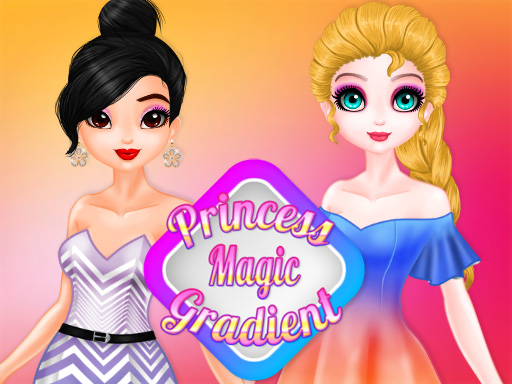 Princess Magic Gradient Dress Up Game