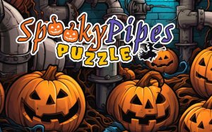 Spooky Pipes Puzzle - Halloween Connect Puzzle Game