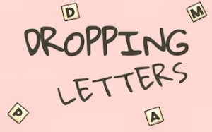 Falling Letters Word Puzzle