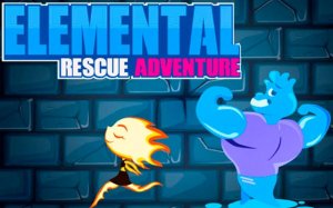 Elemental Rescue Adventure: Fire & Water Platformer Online Game