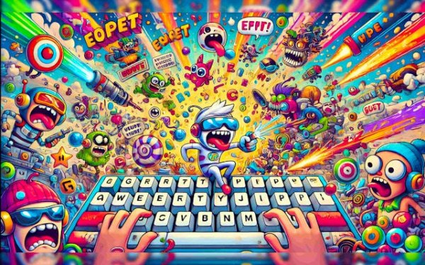 Key Rush - Typing Saga: Fast-Paced Typing Adventure Online Game - Word Game