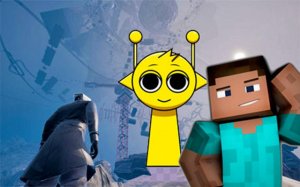 Only Up: Projectilecraft & Sprunki Parkour Adventure Online Game