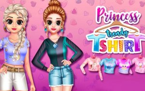 Princess Trendy T-shirt Fashion Dress Up Online Game