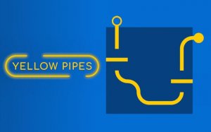 Yellow Pipes Puzzle Game Online - Logic Puzzle Game