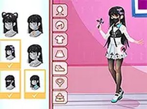 Teen Pastel Goth Dress Up Online Game - Fashion Game