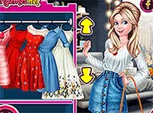Ellie Retro Summer Fashion Game Online Dress Up Game