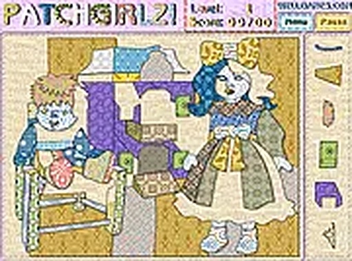 PatchGirlz Puzzle Game Online - Pattern Matching Puzzle