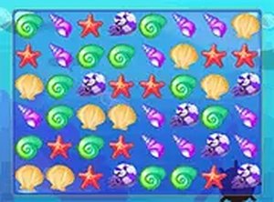 Aqua Gem Link 3 Puzzle