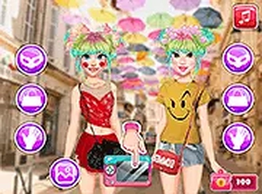 Hot vs Cold Weather Social Media Adventure Fashion Game Online Dress Up Game