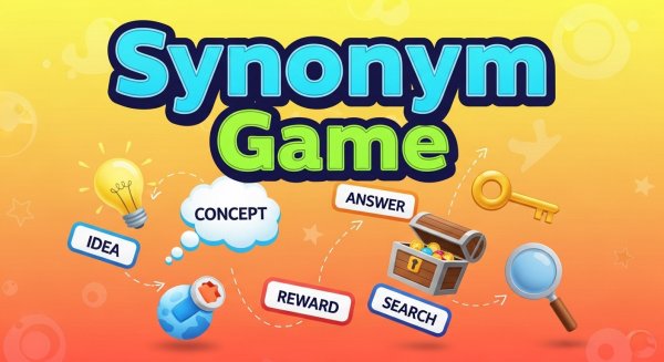 Synonym Game Online - Vocabulary Puzzle Game (Word Game)