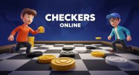 Checkers Online Strategy Game